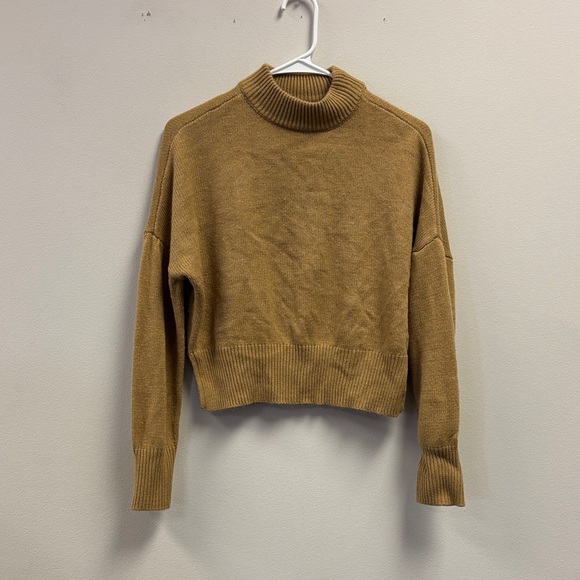 True Craft Camel Turtleneck Sweater - Picture 1 of 5